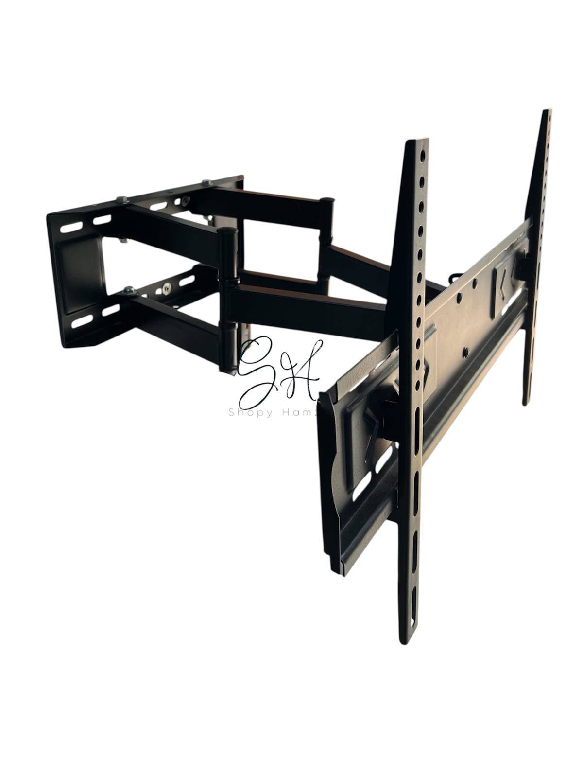 Support TV Double Bras 40⬝-75⬝ | Ultra Résistant 50 kg | Pivot & Inclinaison